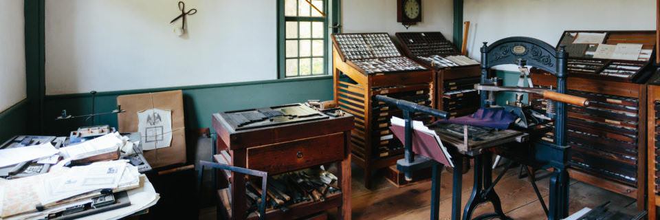 A inside view from the print shop