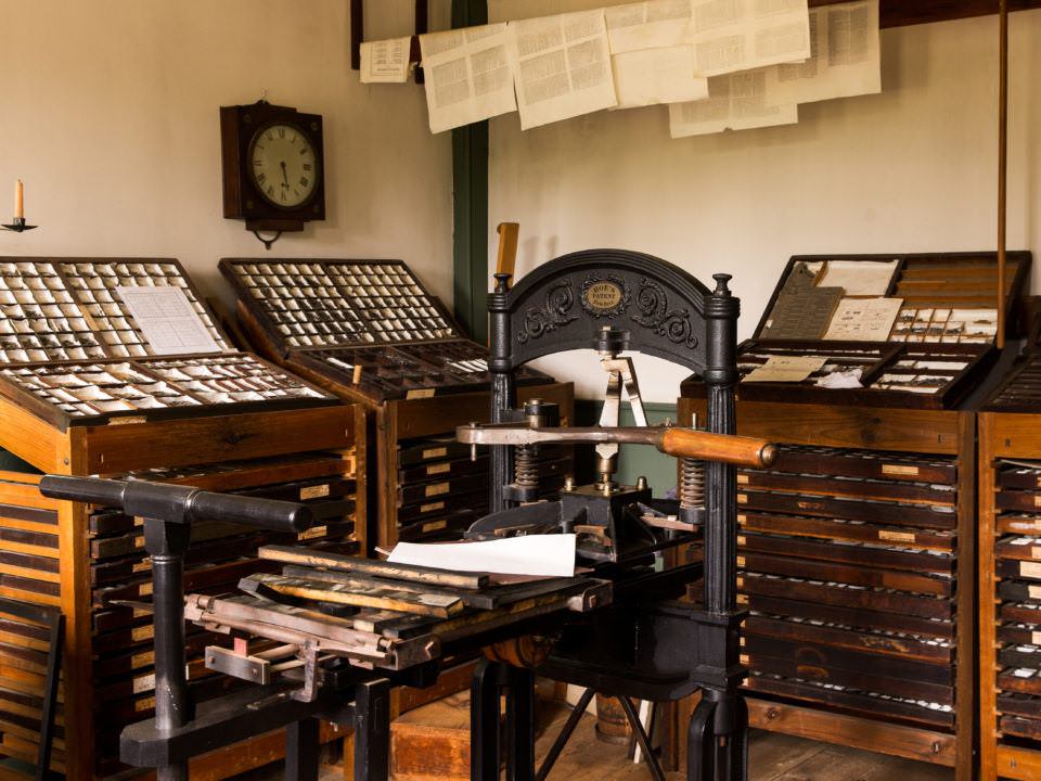 Print Shop Interior